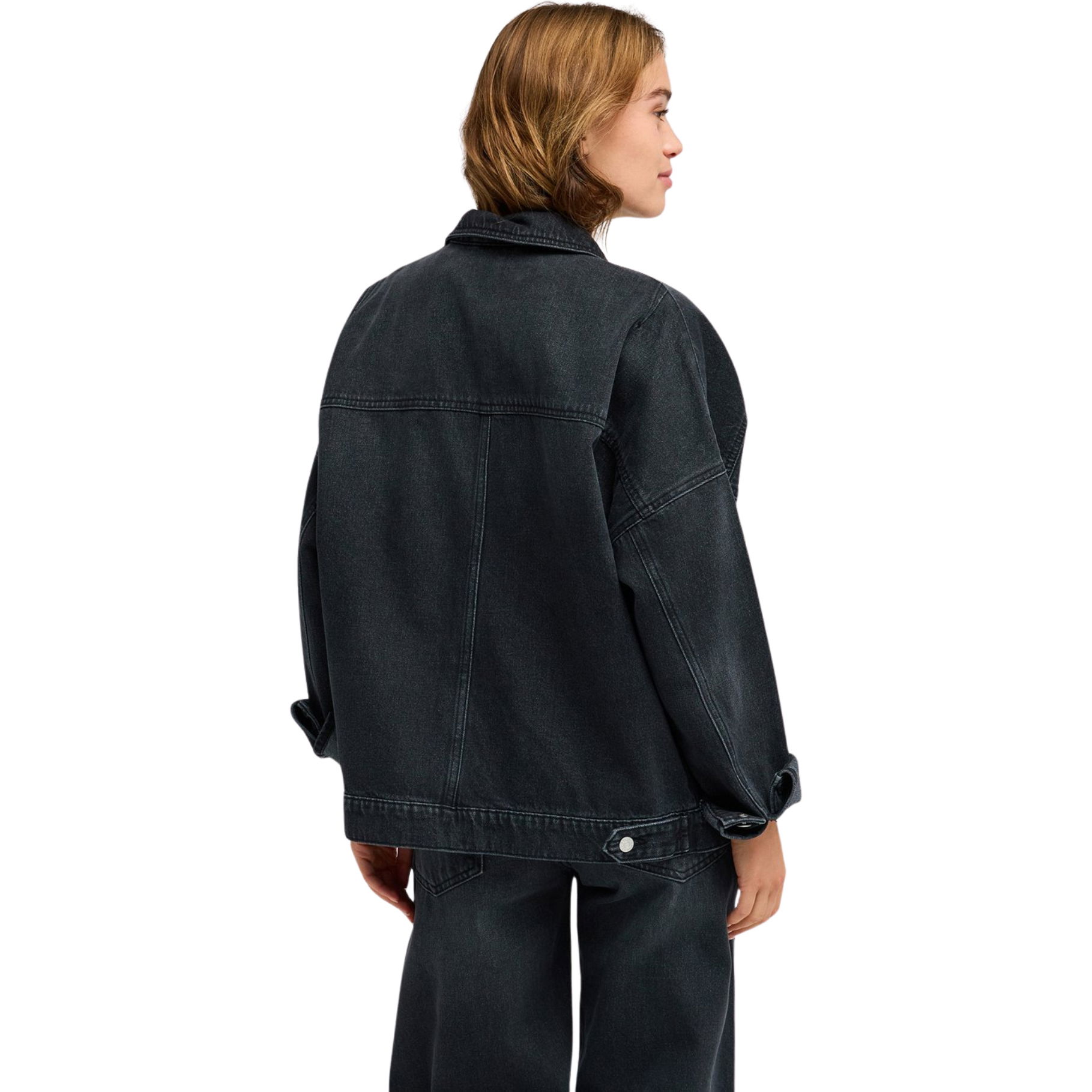 2026 Roxy Womens Salty Horizon Denim Jacket ERJJK03728 - Midnight Vintage